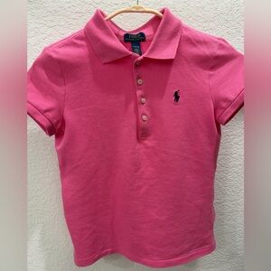 Polo Ralph Lauren Kids Bright Pink Polo Shirt